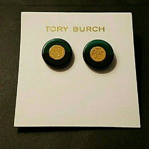 Tory Burch disk stud earrings